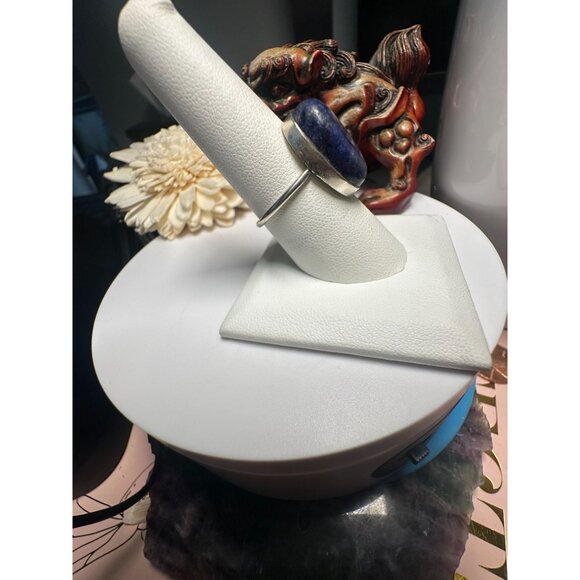 VTGSterling Lapis Ring - Picture 2 of 4